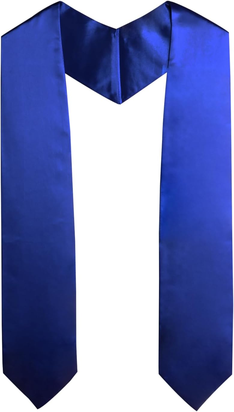 SAMDEEMI Unisex Kindergarten Plain Graduation Stole Sash 49" long, for Preschool Toddler Children - Image 1